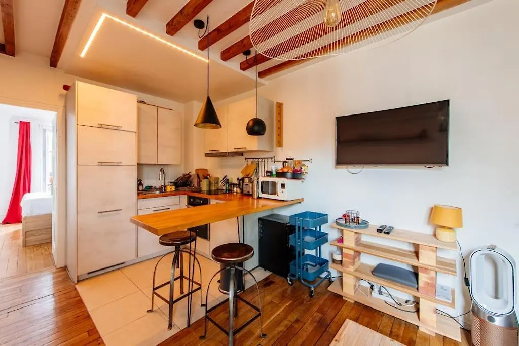 Henri Dubouillon - Cosy Proche Pere Lachaise Apartamento